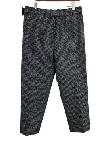 3.1 Phillip Lim Pants Blue Gold Swiss Dots Office Tailored Preppy Wool Size 6