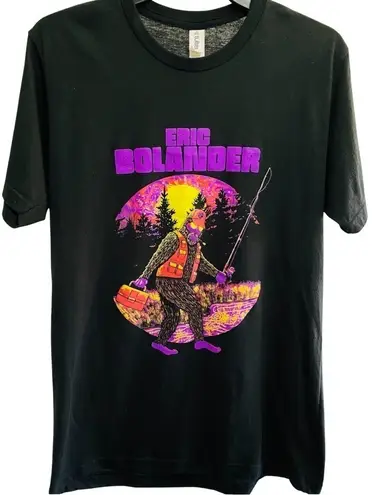 Eric Bolander Big Foot Graphic Shortsleeve Tee NWOT Purple Size M