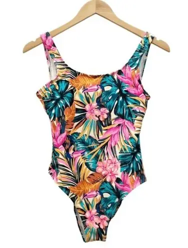 Decree NWT Tropical Print One Piece Swimsuit Women's Size Small Summer Vacation