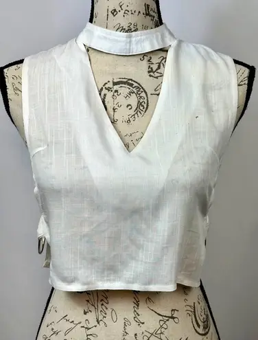 Charms Fashion Choker Crop Top V