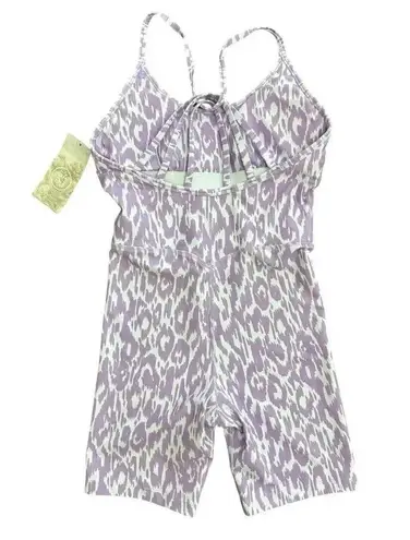 Sage NWT  Collective One Piece Activewear Romper Lilac Purple Size XS Stretch thumbnail 6