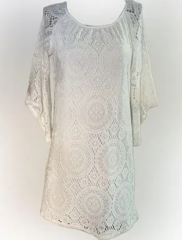 Tacera White Lace Dress Size Small