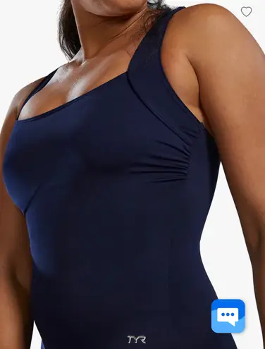 Tyr. Women's Solid Square Neck Controlfit Chlorine Resistant One Piece Swimsuit