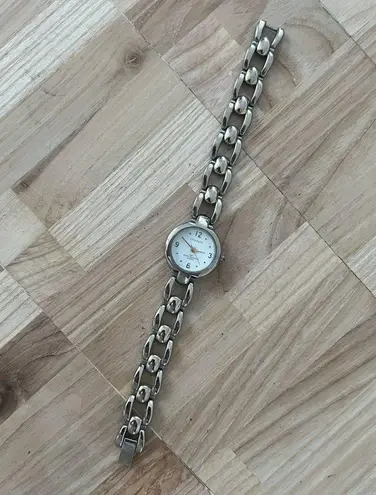 Chariot Ladies Watch Two Tone Stainless Link Bracelet White Dial