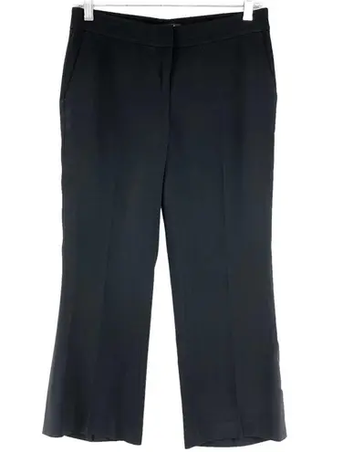 Lafayette 148  Womens Size 2 Manhattan Dress Pants Flared Cropped Ankle Trouser