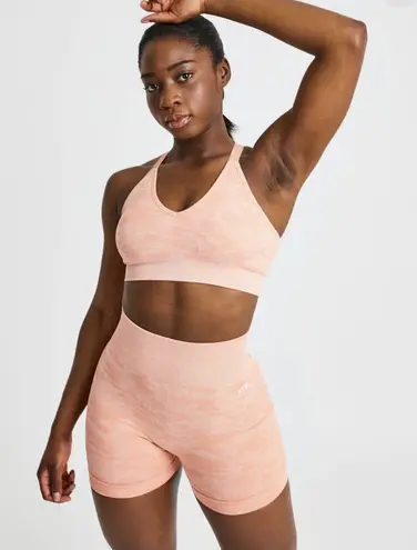 AYBL Evolve Camo Seamless Shorts - Peach