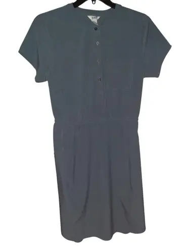 Duluth by Duluth Trading Co Short Sleeve Dress Size Medium Gray