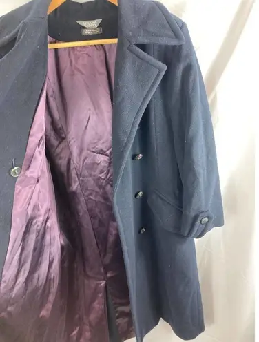 Hilary Radley Wool Cashmere Blend Peacoat 6