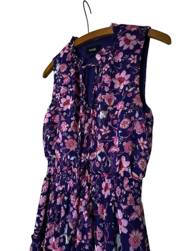 MSK Floral Sleeveless Maxi Dress
