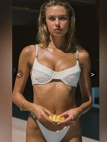 Sanori Firenze Bikini Top, White, Size M, NWOT White Size M