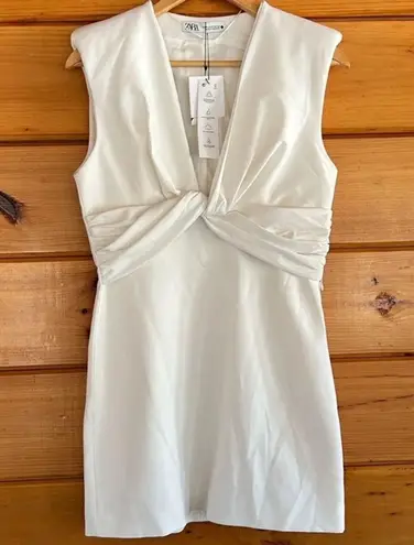 ZARA White Mini Dress