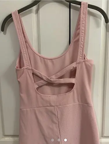 Edikted  pink ribbed romper - Image 3