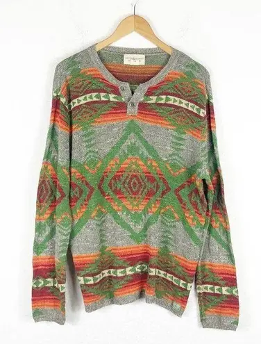 Vintage Ralph Lauren Denim & Supply Tribal Aztec Southwestern Sweater Large Knit