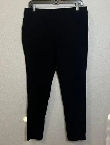 Michael Kors Flat Front Pull On Pant Black Size Large