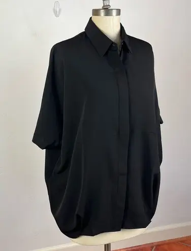 HATCH The Button Down Shirt in Black Size undefined