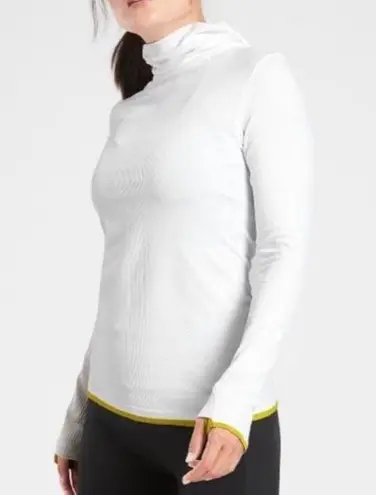 Athleta  Flurry Balaclava Hoodie in White size M