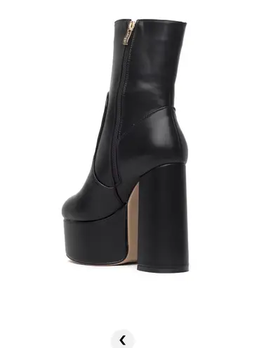 Lamoda Platform Boots Black Size 7