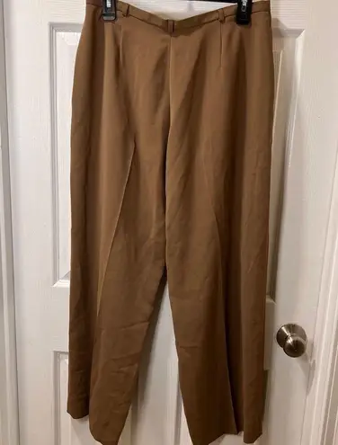 Josephine Chaus Studio Brown Polyester Dress Pants Professional Workwear Size 12