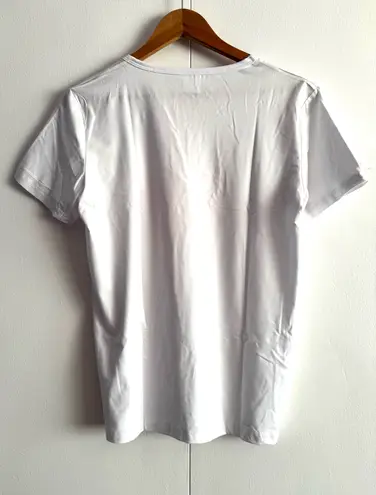 Heart Print Shirt, Small White