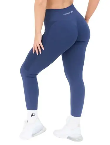 Powerlete Evolve Seamless Leggings in Deep Sea Blue, Size S Blue