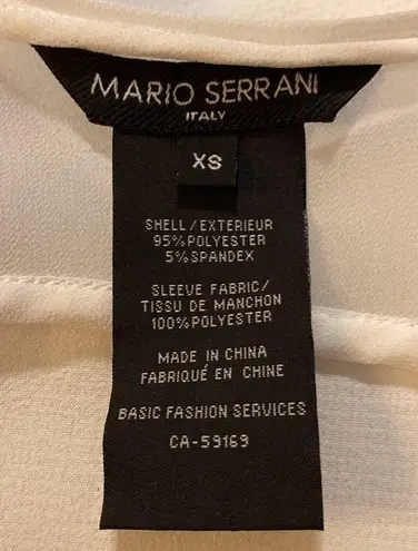 Mario Serrani Mario Serrano Italy White Blouse EUC