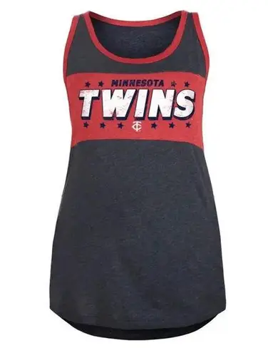 Campus Lifestyle NWT Minnesota Twins Women's Racerback Tank Top Size Medium Multicolor Sleeveless