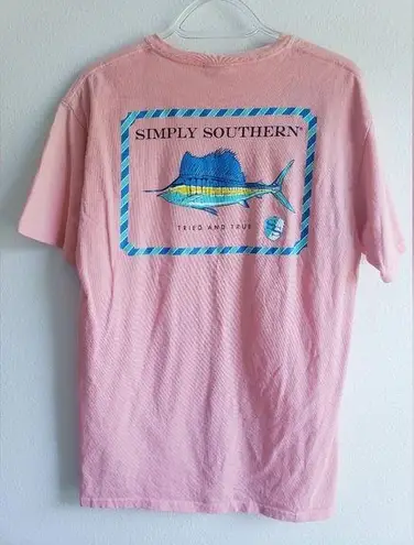 Simply Southern  Fishing Short Sleeve Tee Shirt