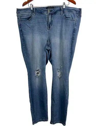 Torrid  Skinny Stretch Distressed Ankle Jeans Size 24