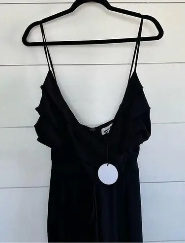 Revolve  Women’s Extra Large Elara Black Cutout Jumpsuit New NWT