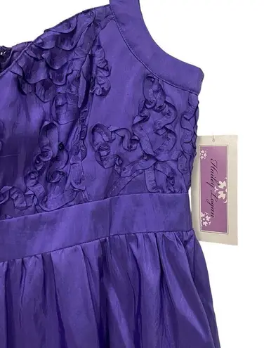 Hailey Logan  women's purple A-line dress size 11/12 Junior Evening Wedding Party