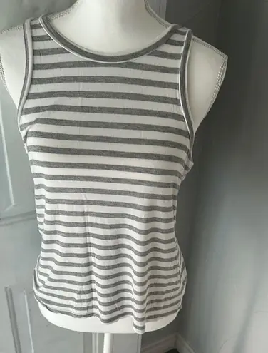 Honeydew USA Gray and White Fitted Tank Top Size XS