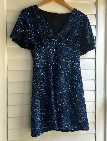 SheIn Blue  Sequin Dress