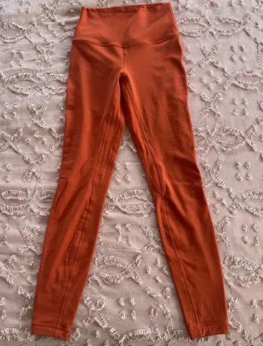 Lululemon Canyon Orange Align 28” Leggings Size 4