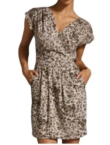 Rebecca Taylor Ocelot Wrap Dress Sz 6