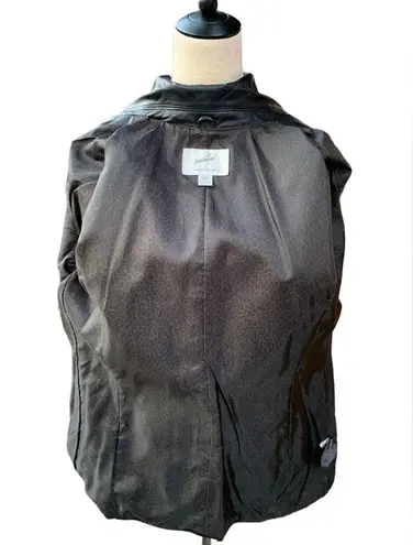 Jacqueline Ferrar Vintage Jaqueline Ferrar Black Genuine Lambskin Leather Jacket Medium