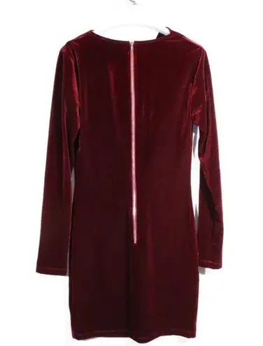 Bobi NWT Wine Velvet Dress Size Small