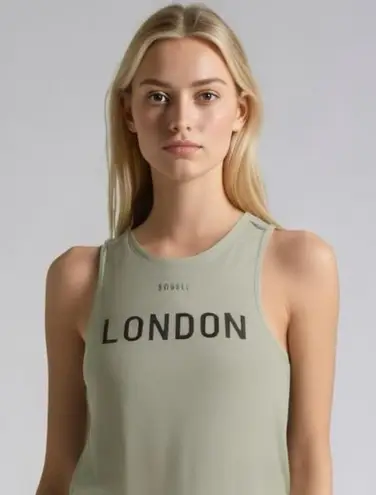 Nobull NWT **LIMITED EDITION** Women's London Cropped Tank - Large - Army Green