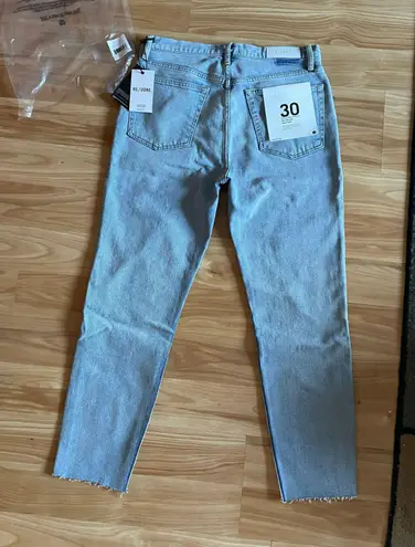 RE/DONE Brand New  90’s High Rise Ankle Crop Jeans - Sz 30