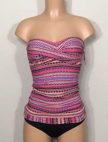 Anne cole  stripe Tankini set. NWT