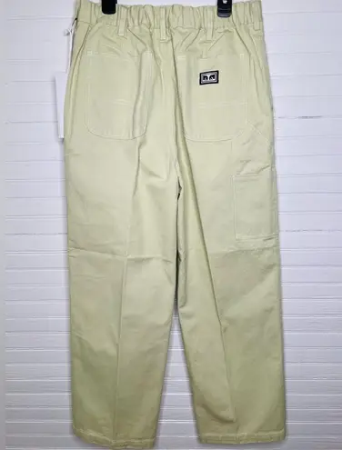 Obey  Brighton Carpenter High Rise Pants Jeans in Cucumber Green Size 28