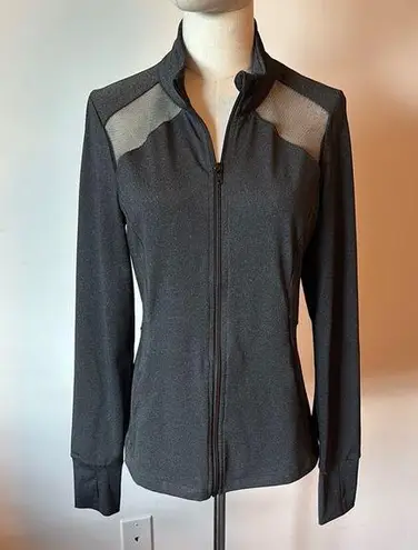 KIAVA Gray Utility Jacket with Contrasting Panels and Tailored Fit Size M