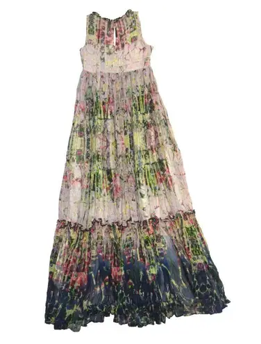 NWT Anthropologie Bhanuni by Jyoti Cydney Carson Beaded Sleeveless Maxi Dress 0