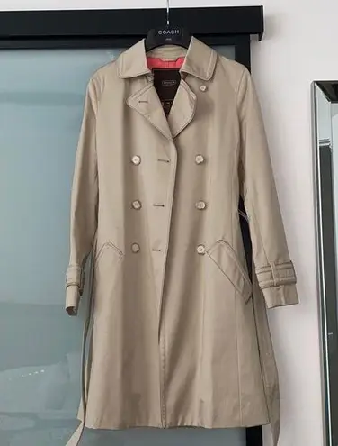 Coach Like New  Trench Coat