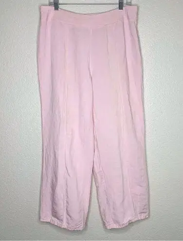 Jones Wear Linen Blend Women’s Size 16 Baby Pink Crop Pants
