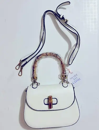 MORE TO COME Hayes Bag in Cream New Womens Clutch Crossbody Evening White