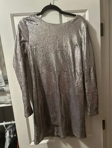 Glamorous Metallic Mini Dress