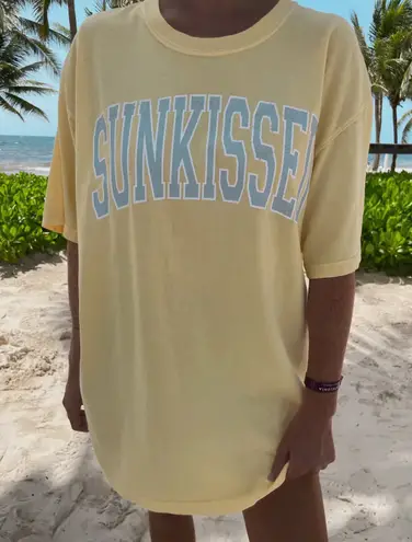 Comfort Colors Sunkissed Coconut Light Yellow T-shirt 