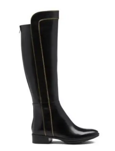 Karl Lagerfeld Paris Riding Boot leather Mimi 6.5 black