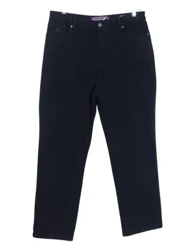 Gloria Vanderbilt Black Jeans NWT Size 14 Short Black Tapered Leg Denim
