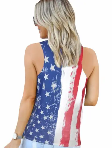 NEW American Flag Patriotic Tank Top. Small. Multiple
